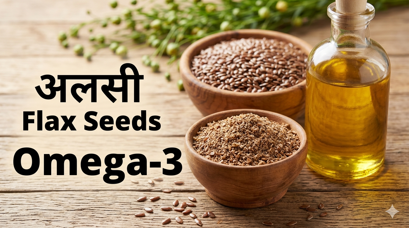 अलसी / Flax Seeds Omega-3