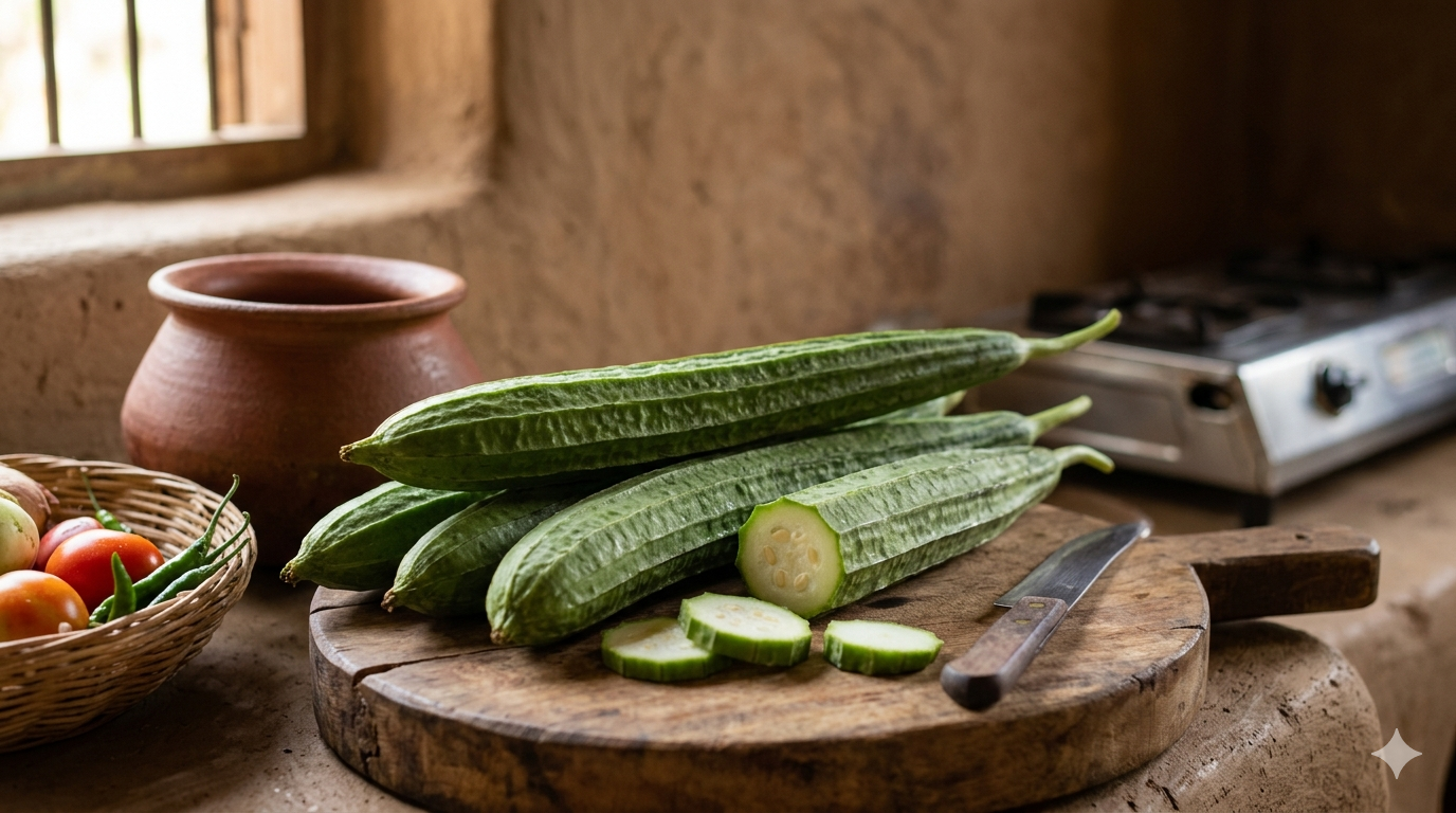 तोरई / Ridge Gourd