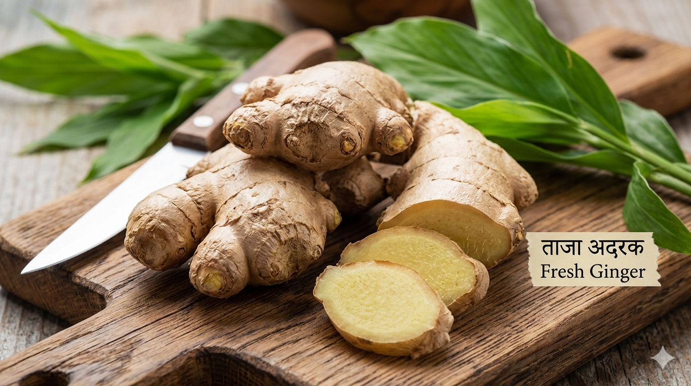 ताजा अदरक / Fresh Ginger