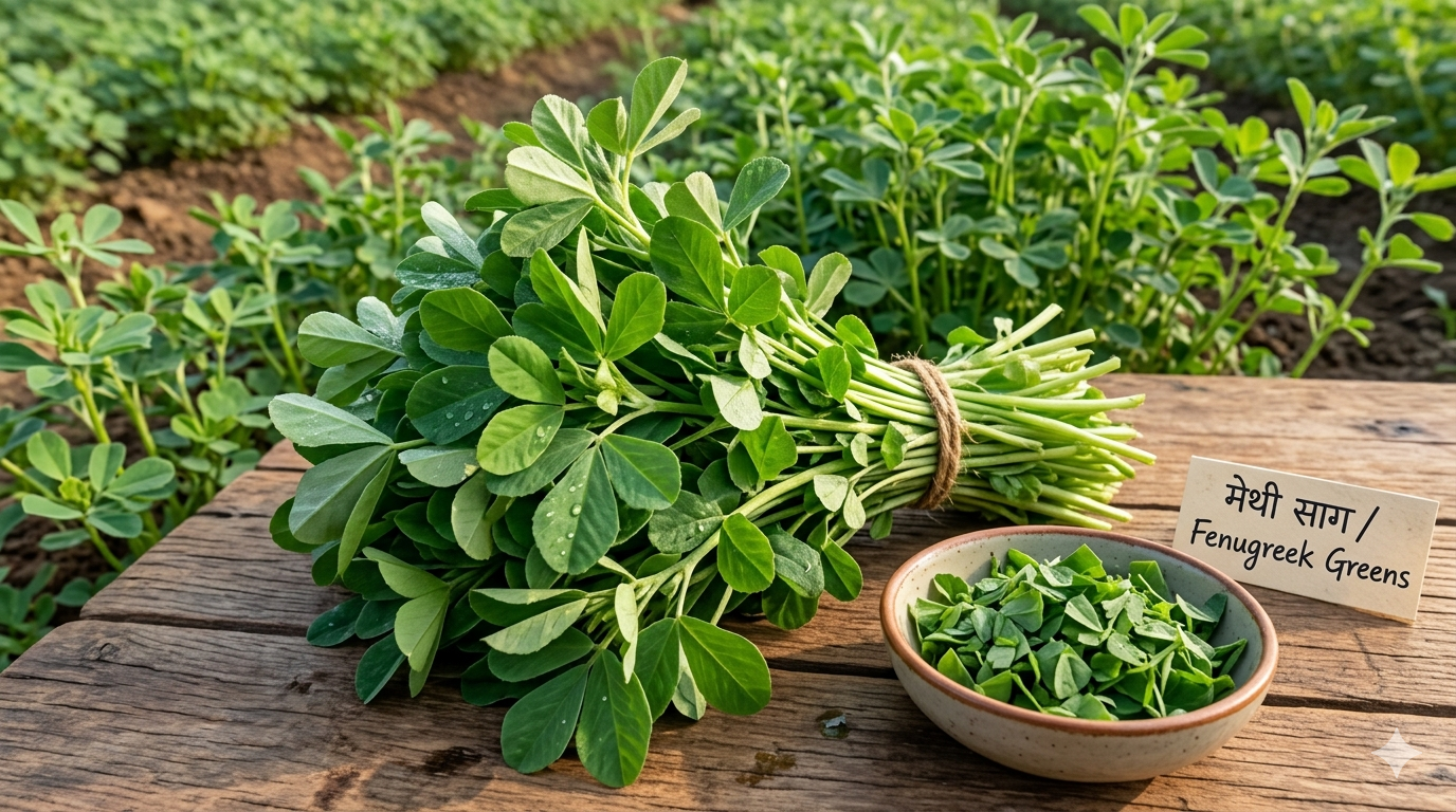 मेथी साग / Fenugreek Greens