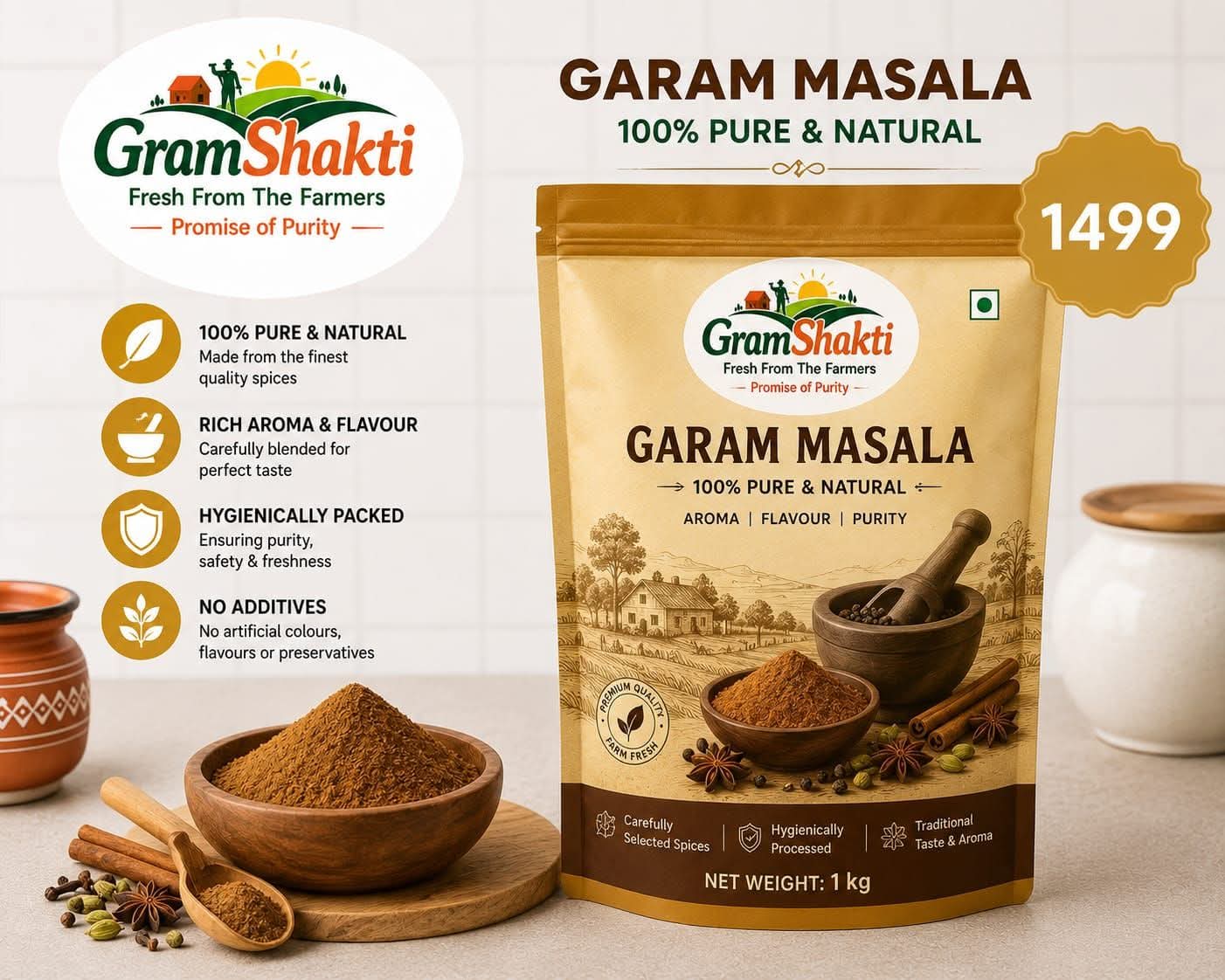 Garam Masala – 100% Pure & Natural